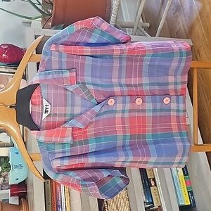 Vintage Plaid Crop Top